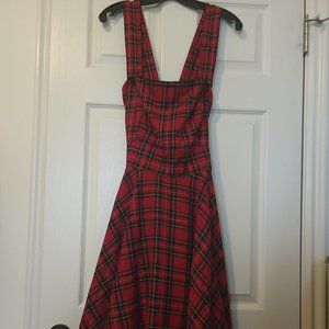 Hell Bunny irvine pinafore dress